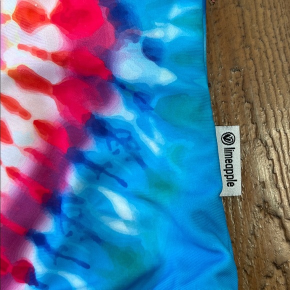 Limeapple tie dye heart one piece swim suit girls 5 bathing suit - Picture 4 of 9